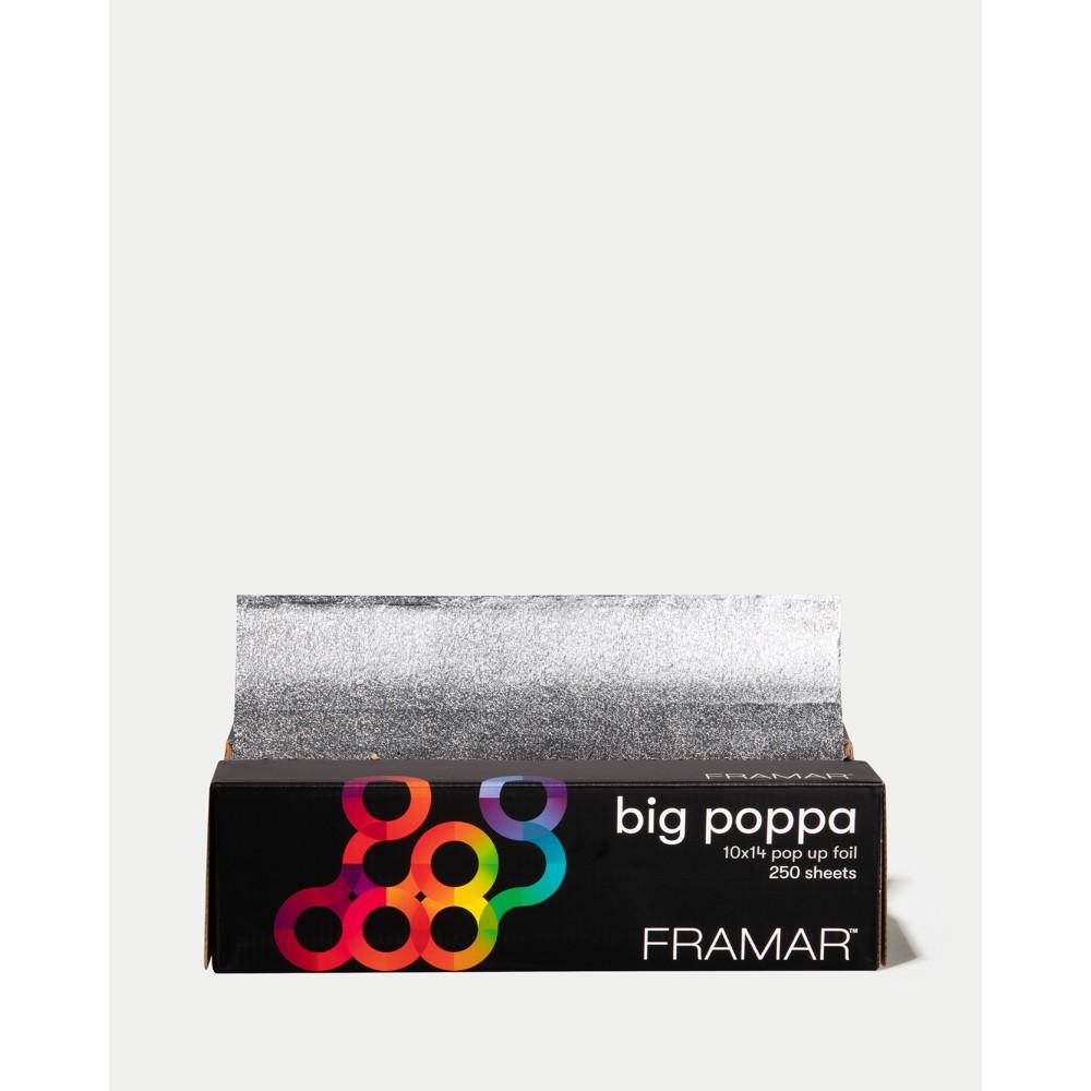 Giấy Bạc Nhuộm Tóc Khổ Lớn Framar Big Poppa (Hộp 500 Tờ) - Dụng Cụ Salon Chính Hãng Mỹ